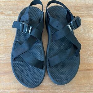 TEVA Original Z-Strap Sport Sandals, Black - Mens Size 10/Womens Size 12